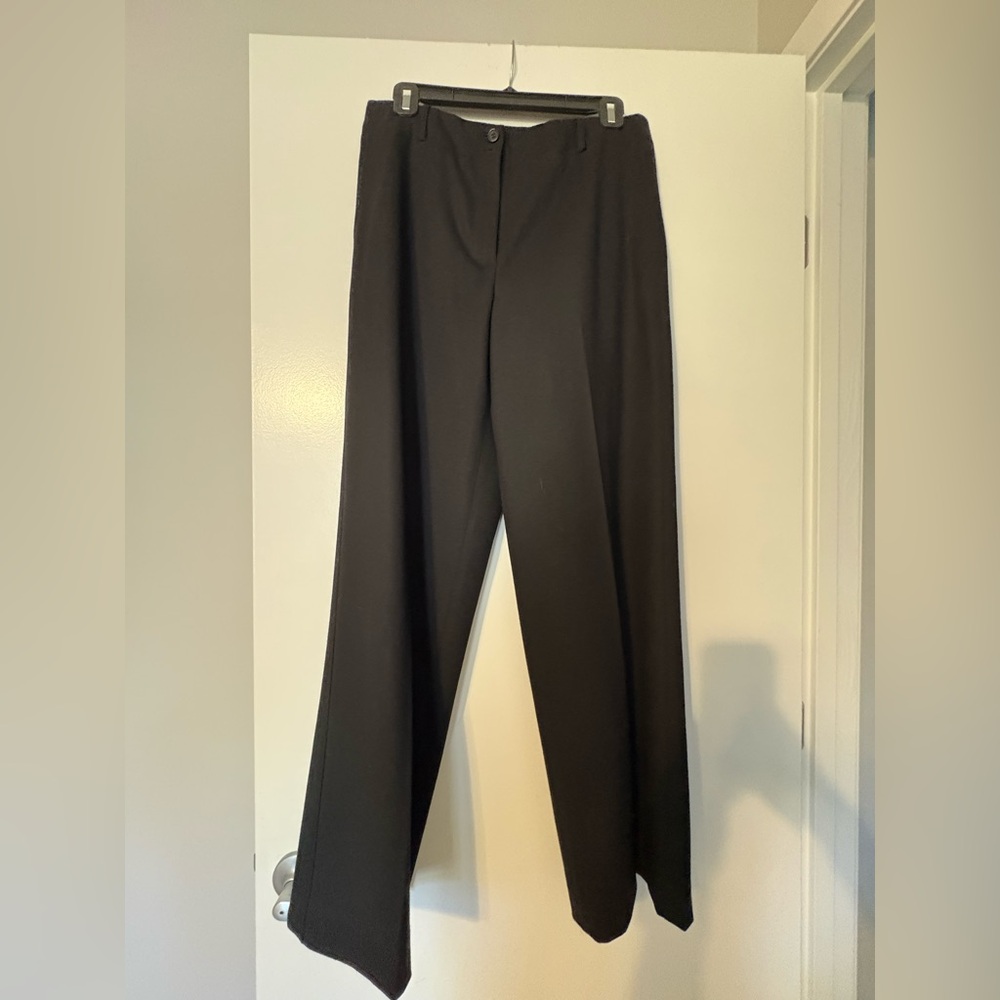 Talbots Black 100% Wool Fully Lined Trousers